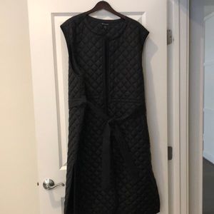 Athleta Women’s Plus Quilted Sleeveless Long Vest- NEW - Size 2X Color: Black